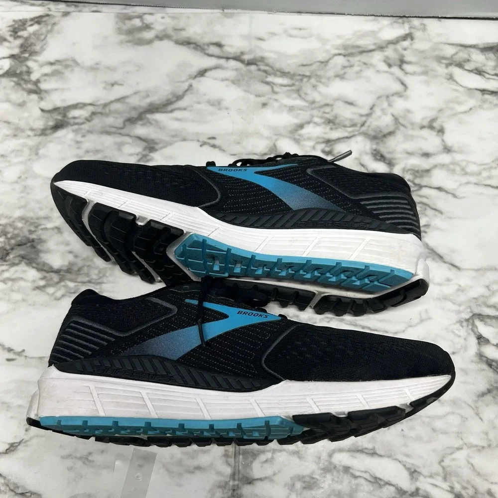 Brooks Ariel 20 Womens 11 B Black Teal Running Shoes 1203151D064 Stability
